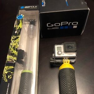 Go Pro Hero camera and accessories